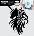 Aladine sjabloon eenhoorn 28x28 cm creatieve hobby stencil.