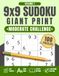 9x9 Sudoku Giant Print: Moderate Challenge, Volume 1: 100 Large Print Sudoku Puzzles with One Puzzle Per Page and Two Solution Pages, 8.5" x 11"