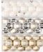 Kaemingk B.V. 48x stuks boules de Noël en plastique mélange nacré blanc, argent et champagne 4 cm
