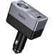 Hoco Chargeur de voiture Z65A, 165W, 3A, 1 x extension allume-cigare - 1 x USB-A - 2 x USB-C, Noir