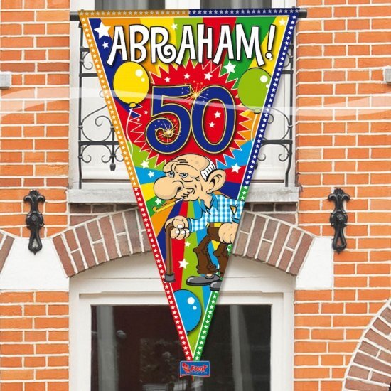 Folat Mega vlag Abraham 100 x 150 cm