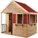 Wendi Toys Maison de jeu en bois Crocodile - 155x120x168cm - Rouge