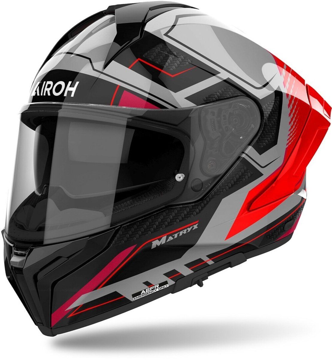 Airoh Matryx Rocket Rood Fluo Gloss Integraalhelm - Helm