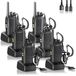 Talkies-walkies PMR446 - 16 canaux - 6 pièces - Set talkies-walkies
