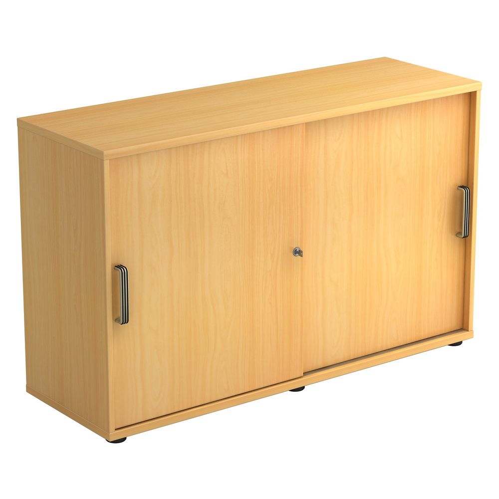 Schuifdeurkast - Beuken - 120 x 40 x 74,8 cm - Beta 1752S