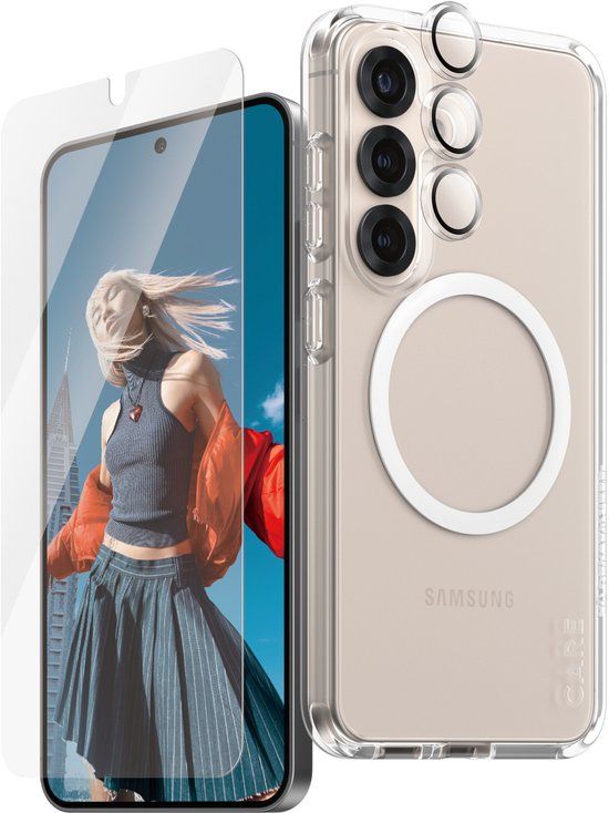 PanzerGlass Beschermset 3-In-1 Hoesje Glazen Lens Voor Samsung Galaxy S25