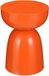 Mica Decorations Elliot Table basse - Table d'appoint en Fer - H45 x Ø32 cm - Orange