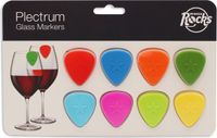 Mags Plectrum glasmarkering - 8 stuks - Multi