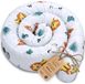 ASE Spolka Akcyjna Dormeuse coussin Coussin corporel 400 cm Coton - Long coussin lit rouleau coussin de sommeil rouleau de cou Décoration pour chambre d'enfant Oeko-Tex Safari