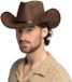 Boland Hoed cowboy Bronco bruin - 59 cm