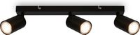 Briloner Tib - Spot en surface - 2172035 - Pivotant - Marche/Arrêt via interrupteur mural - 15,5 x 5,5 x 44 cm - Noir