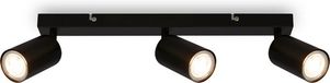 Briloner Tib - Spot en surface - 2172035 - Pivotant - Marche/Arrêt via interrupteur mural - 15,5 x 5,5 x 44 cm - Noir