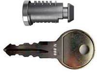 Thule Steel N204 Slot Met Sleutel Zilver