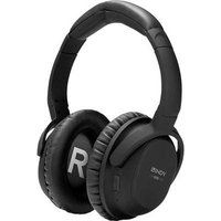 Lindy LH500XW - Koptelefoon met microfoon - Over-ear - Bluetooth - Draadloos - Actieve geluidsdemping - Zwart
