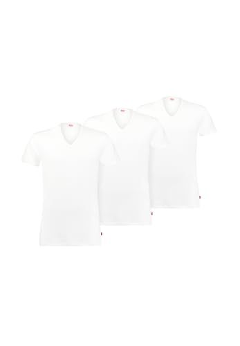 Levi's T-shirt voor heren (3 stuks), Wit, XL