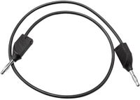 Mueller Electric BU-2929-M-20-0 Meetsnoer Bananenstekker 4 mm Bananenstekker 4 mm 0.5 m Zwart 1 stuk(s)