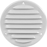 Europlast Metalen ventilatierooster rond 100mm wit - MR100 - RAL9016