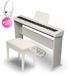 GPPD Digitale piano package GPPD Home Stage C8 – Wit met hoofdtelefoon en verstelbare bank