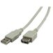 Waytex 11318 USB-kabel USB 2.0 1,8 m Beige