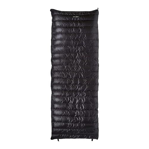 Lowland Outdoor Ultra Compact Deken Slaapzak - Dons - 210x80cm - Zwart