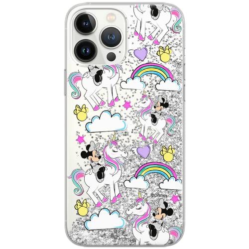 ERT GROUP mobiele telefoonhoesje voor Apple iPhone 13 PRO - Minnie 037 - Glitter