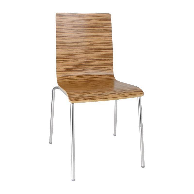 Bolero vierkante stoel - Eiken set van 4
