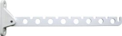 Crochet - 3x - pliable - blanc - 30 cm - pour 16 cintres
