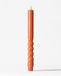 HEMA Bougie De Table Led 2,5x27,3cm Nervurée Orange (orange foncé)