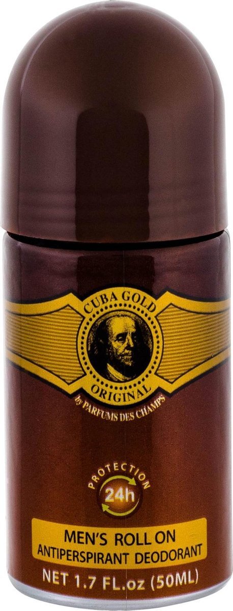 Cuba - Gold Deodorant Roll-on - 50ML