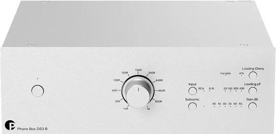 Pro-Ject Phono Box DS3 B - Zilver - Phono voorversterker