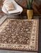 Unique Loom Kashan Collection Traditioneel bloemenpatroon traditioneel 5' x 8' bruin