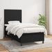 Maison Exclusive - Lit boxspring avec matelas noir 90x190 cm tissu