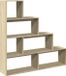vidaXL Kamerscherm / boekenkast 143,5x29x143,5 cm hout sonoma eiken