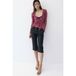 Mango top met ruches - oudroze
