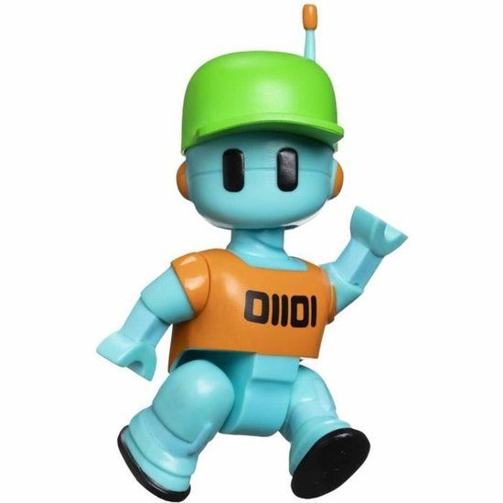 BANDAI Stumble Guys Robot Guy actiefiguur, 11 cm, met stickers