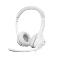 Logitech H390 Casque - Filaire - USB Type-A - Blanc