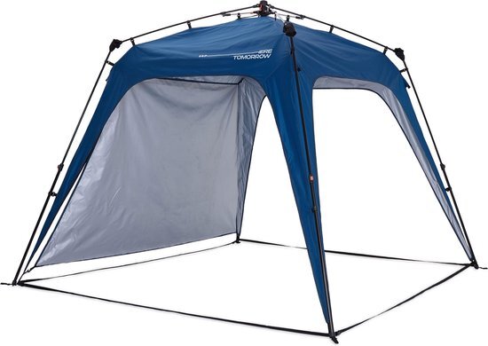 Lumaland Lumaland - Paviljoen tent - Party tent - Quick Up System - 250 x 250 x 190 cm - Blauw