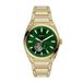 Fossil ME3276 Everett Automatisch Heren Polshorloge Goudkleurig Groen