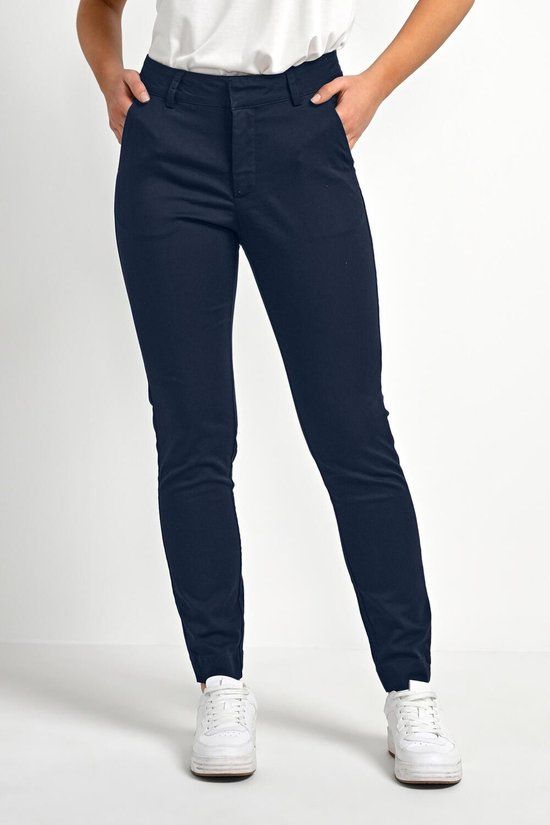 Kaffe Kalea Chino Pant - Midnight Marine - W40