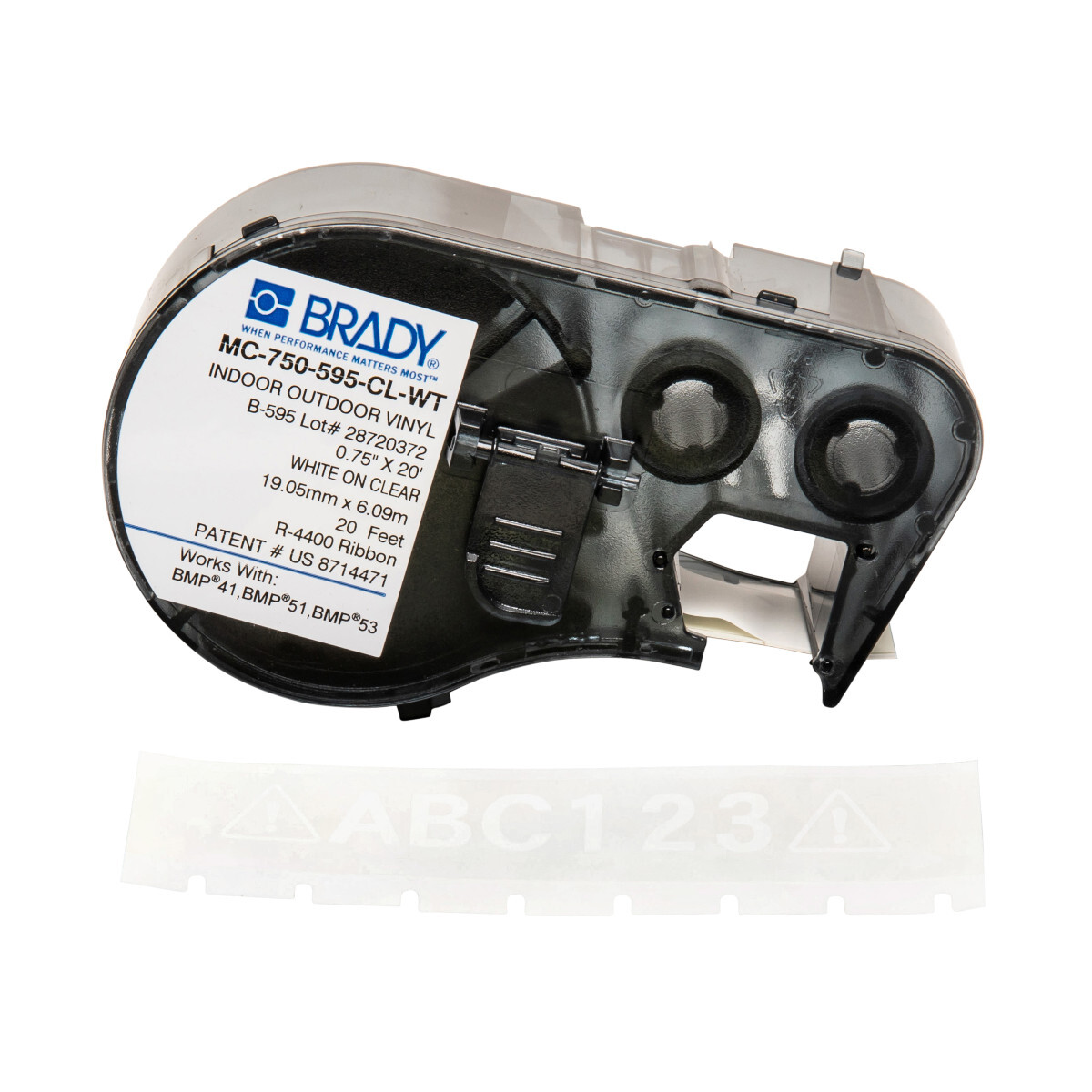 Brady MC-750-595-CL-WT