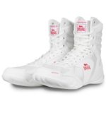 Lonsdale Heskin boksschoenen voor heren in wit/rood, maat 45