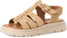 Tamaris - Femme - Sandales - Taille 41 - Naturel - Sandales compensées plates