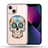 Beschermhoes Apple iPhone 13 (6,1 inch) Beschermhoes met doodskop motief