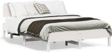 Maison Exclusive - Cadre de lit sans matelas blanc 120x190 cm bois de pin massif
