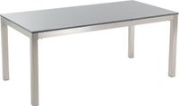 GROSSETO Ensemble de jardin avec 6 chaises - Gris - Pin - Rectangulaire
