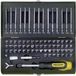 Proxxon Industrial 23 107 Bitset 75-delig Plat, Kruiskop Phillips, Kruiskop Pozidriv, Tri-Wing, Binnen-vierkant (Robert