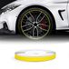 4R Quattroerre.it 10303 Wheel Trim reflecterende plakstrips voor autovelgen, geel, 5 mm x 6 m
