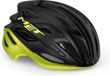 Road MET Estro MIPS Fietshelm Mannen & Vrouwen – Race Fietshelm Volwassenen - Maat M (56-58cm) - Black Lime Yellow Metallic Matt Glossy