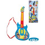 Lexibook Paw Patrol K260PALXB Elektronische gitaar met microfoon, bril met microfoon, melodieën, 2 speelmodi, MP3-ingang, blauw/rood