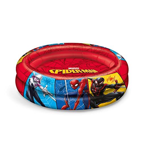 Mondo Toys - SPIDERMAN| 2 ringen zwembad - opblaasbaar zwembad voor kinderen 2 ringen - diameter 100 cm - 10 maanden - 16931